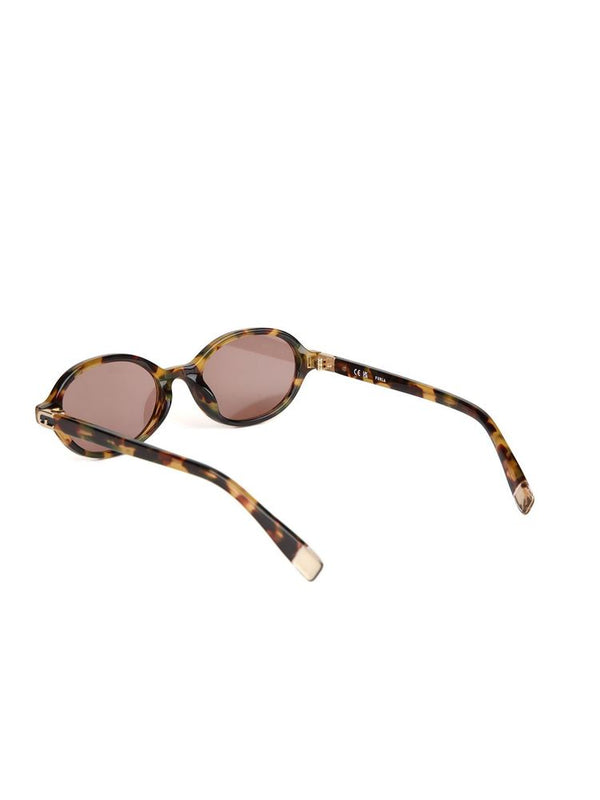 Furla SFU972 Plastic frame sunglasses in brown