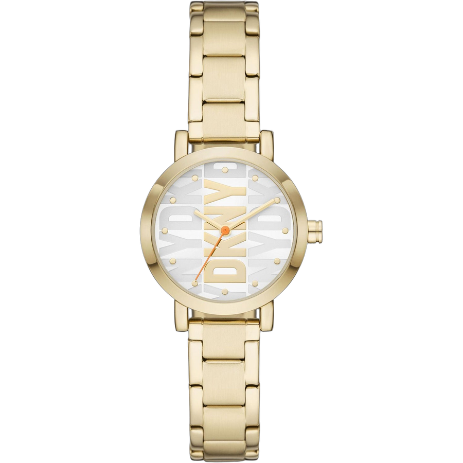 DKNY Stainless steel case watch in gold
