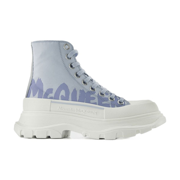 Alexander McQueen Leather sneaker in blue