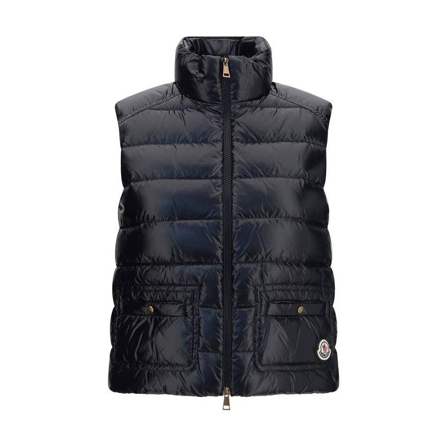 Moncler Outer 100% Polyamide vest in black