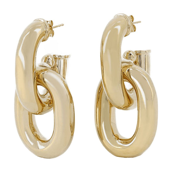 Rabanne Metal earrings in gold