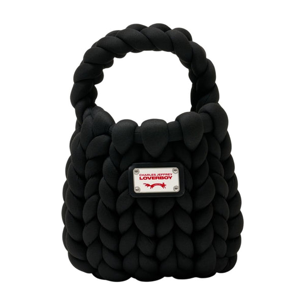 Charles Jeffrey Loverboy Synthetic mini bag in black