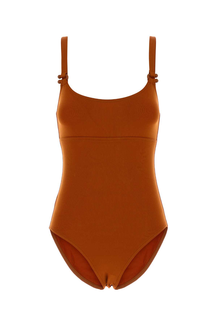 Orange Stretch Nylon Inspiring Swimsuit Rouille Exterior: Elastane Costumi Da Bagno