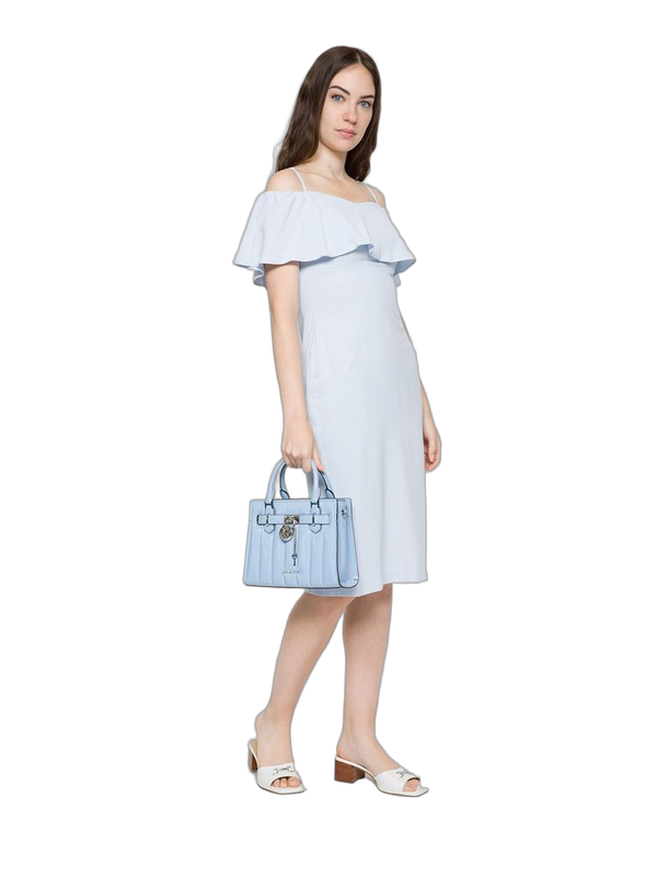 Michael Kors 60% Polyurethane satchel bag in blue