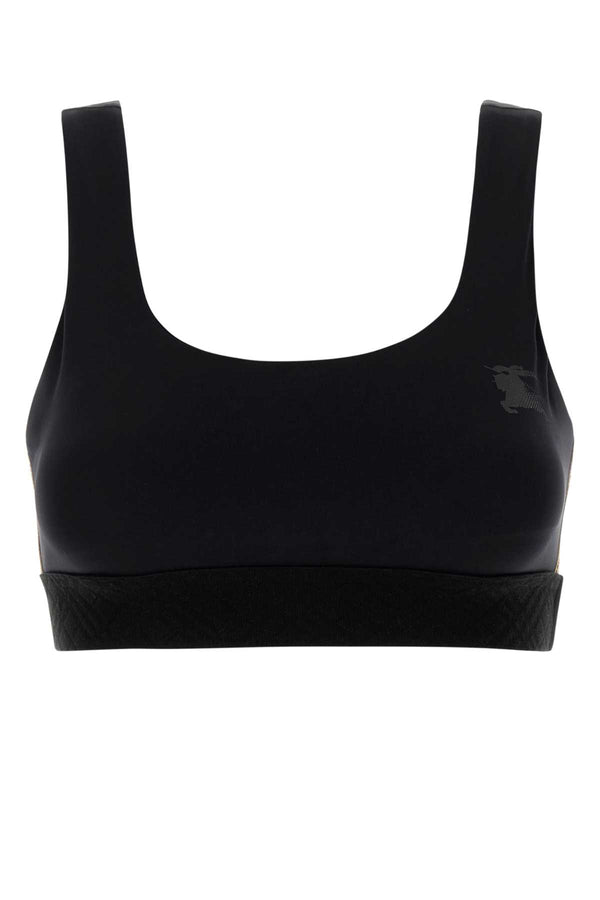 Burberry Exterior: 65% Nylon 35% Elastane tank top in black