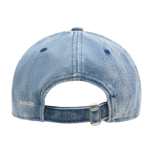 Zadig & Voltaire OWHT01159-409 Cotton baseball cap in blue