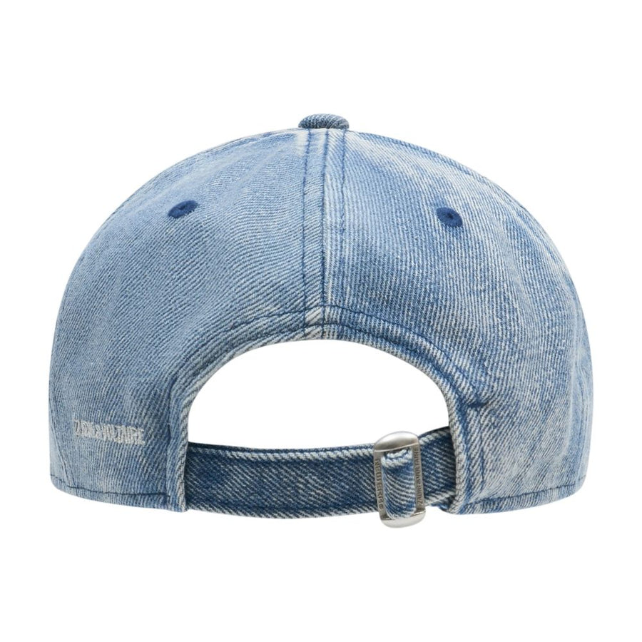 Zadig & Voltaire OWHT01159-409 Cotton baseball cap in blue