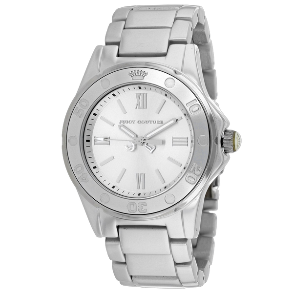 Juicy Couture Aluminum case watch in silver