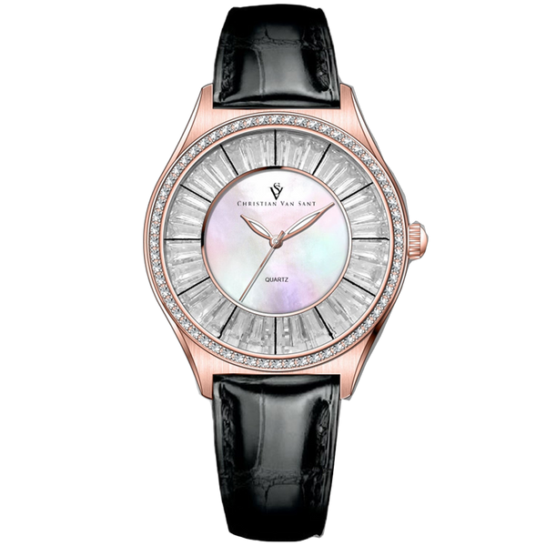 Christian Van Sant Stainless steel case watch in rose gold