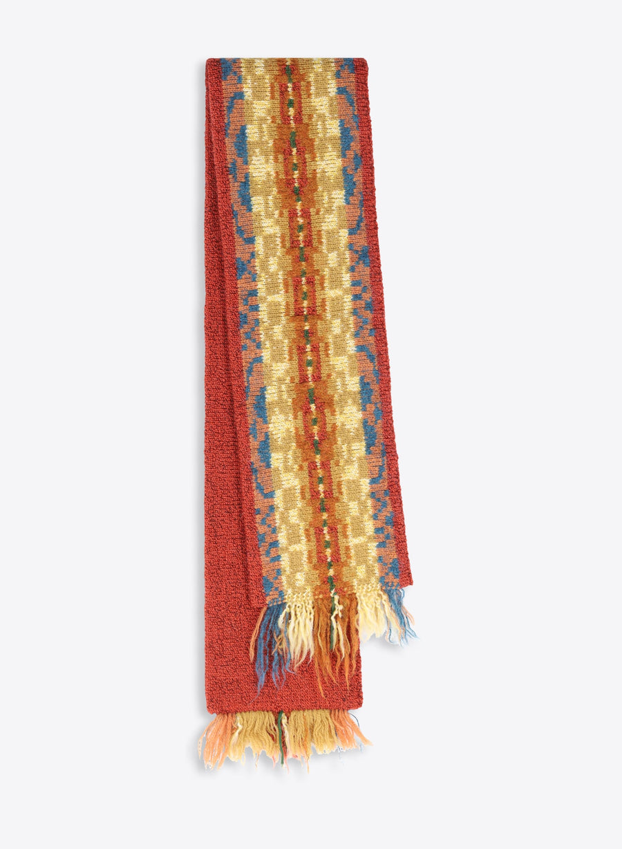Dries Van Noten Wool scarf in red