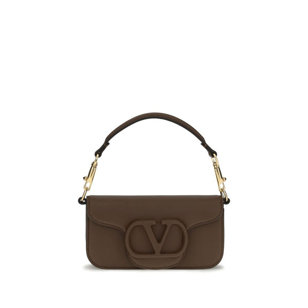 Valentino Garavani 100% Calf Leather Bos Taurus shoulder bag in brown
