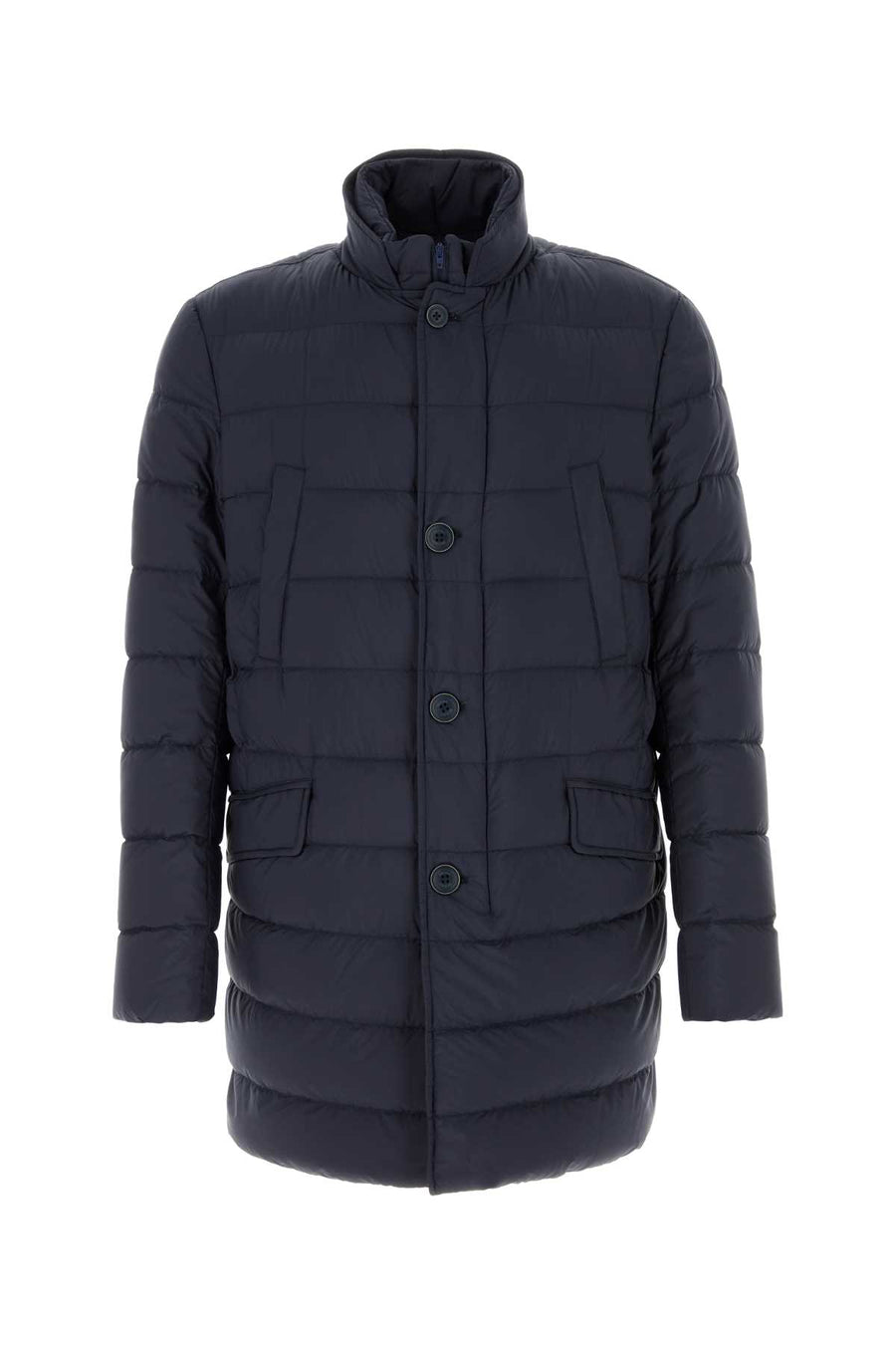 Navy Blue Nylon Padded Jacket Newblu Piumini