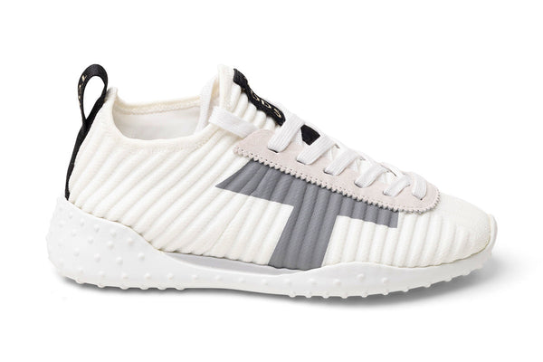 Tod's Leather upper sneaker in white