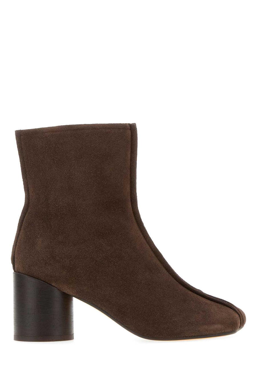 MM6 Maison Margiela Shoe Upper: 100% Bovine Leather; Lining: 100% Bovine Leather; Sole: 100% Bovine Leather; Contrast: 100% Rubber ankle boot in brown