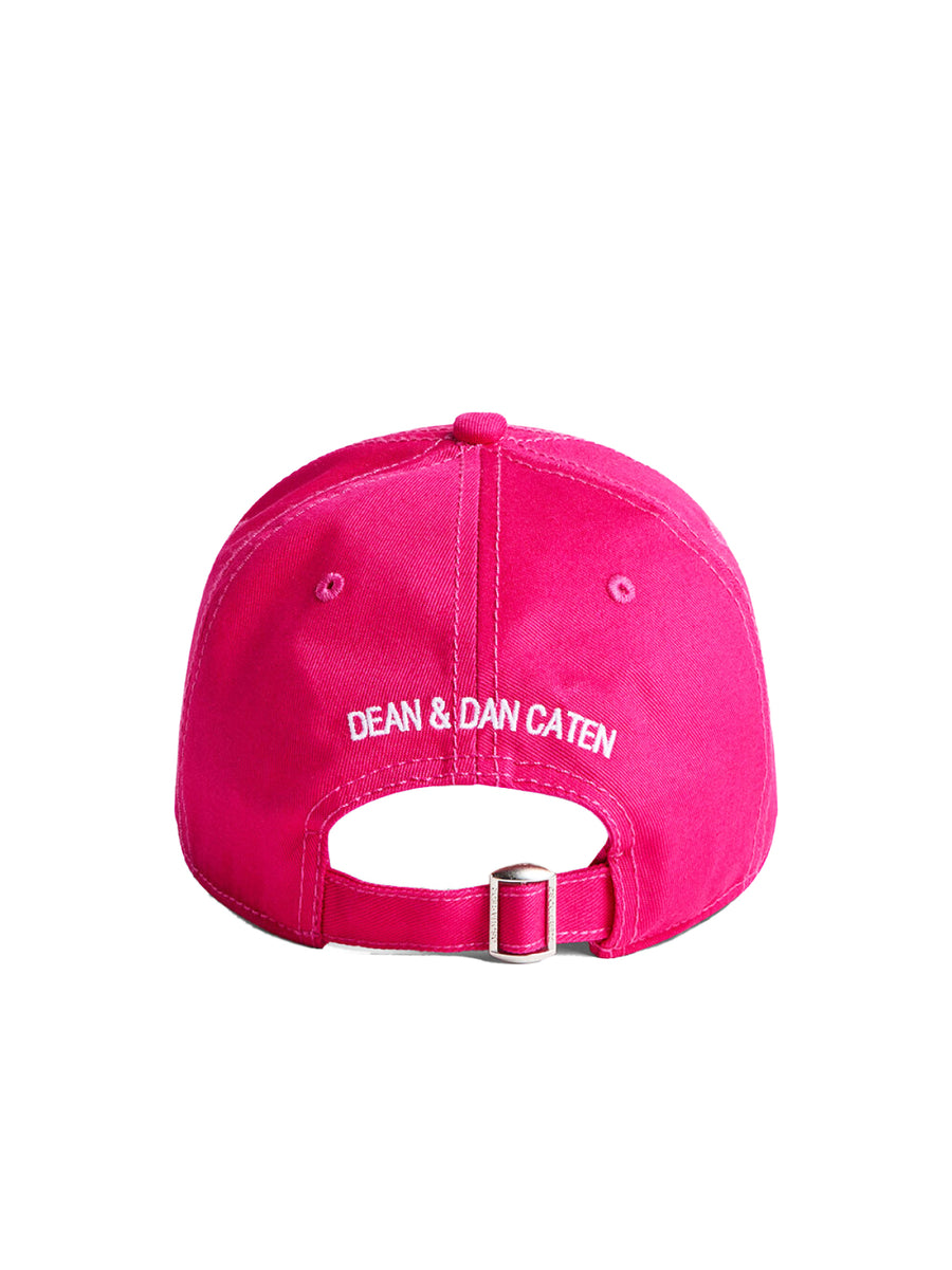 Dsquared2 BCM041205C00001M791 100% Cotton baseball cap in pink