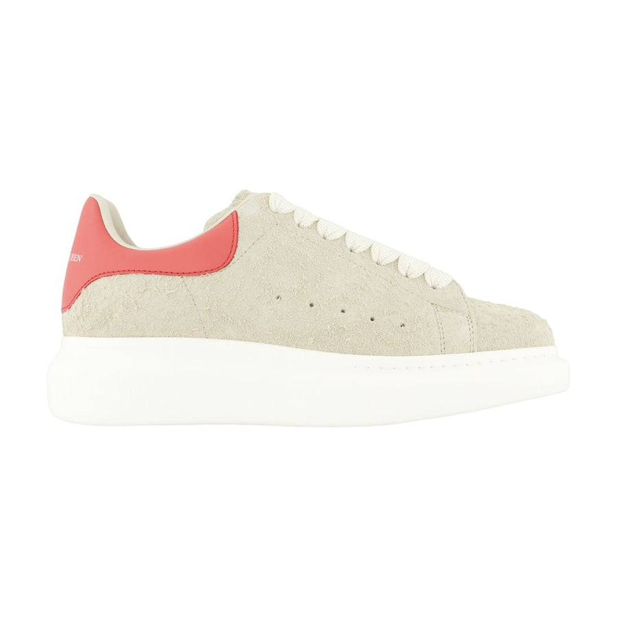 Alexander McQueen Calfskin sneaker in beige
