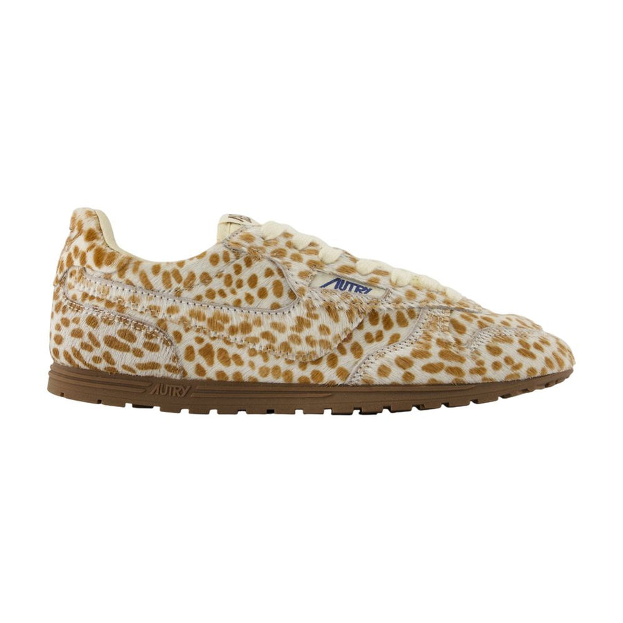 Autry Nylon sneaker in beige