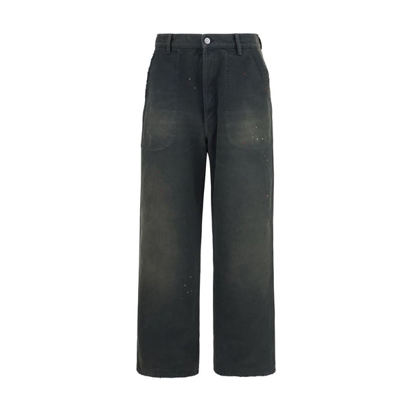 Maison Margiela 100% Cotton trousers in gray