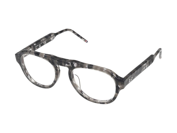 Thom Browne UEO416A-G0002-021-52 Acetate eyeglasses in gray tortoiseshell