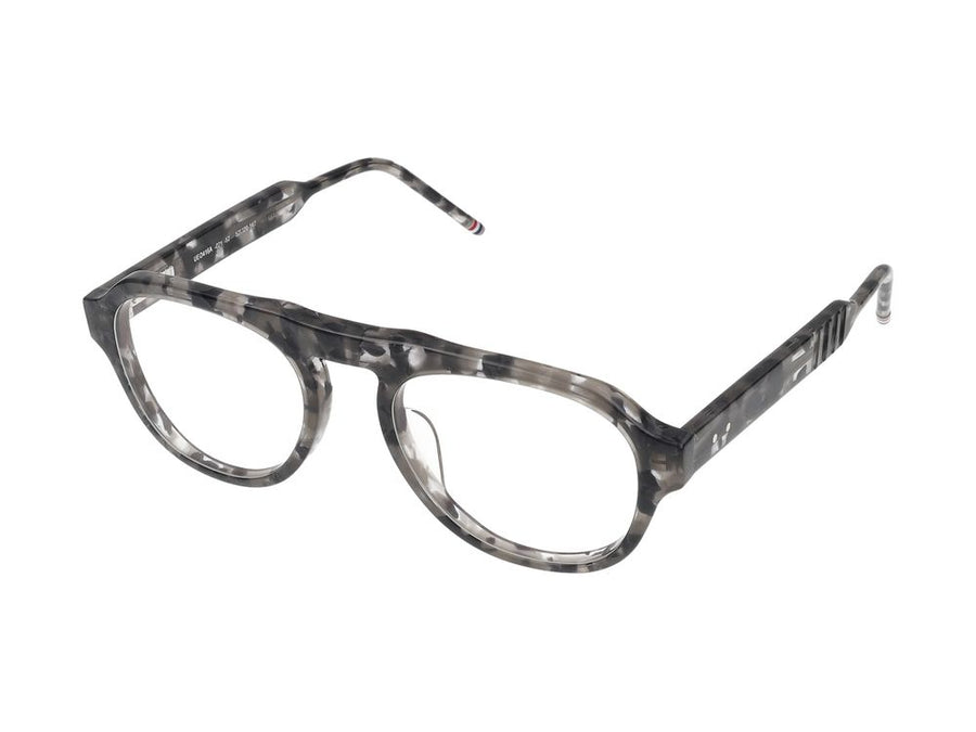 Thom Browne UEO416A-G0002-021-52 Acetate eyeglasses in gray tortoiseshell