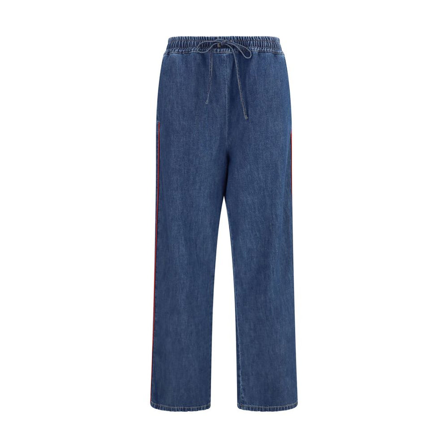Valentino Garavani 65% Polyester jeans in blue