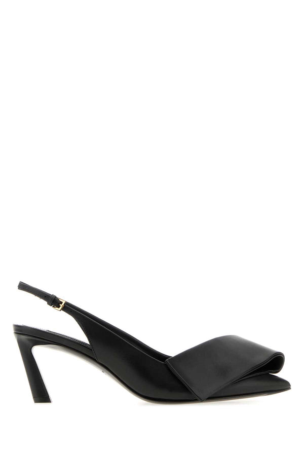 Givenchy Ribbon Exterior: 100% Calf heel in black