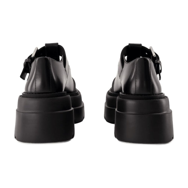 Alexander Wang Calfskin mary jane loafer in black