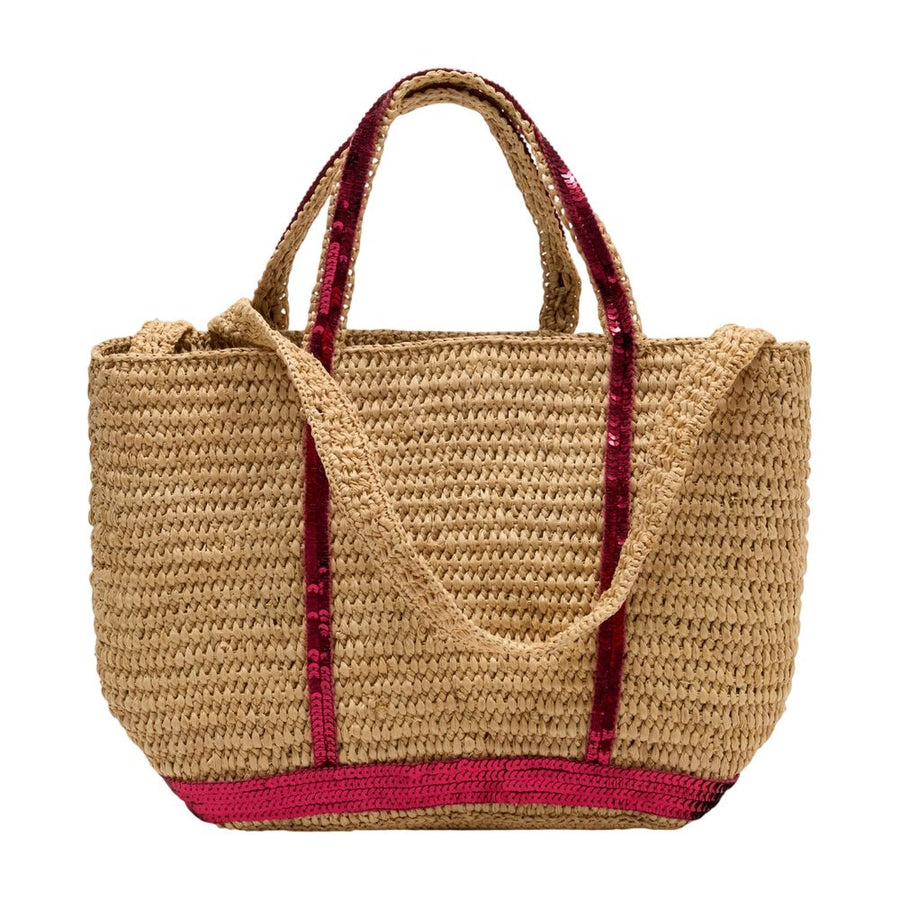 Vanessa Bruno Raffia tote bag in beige