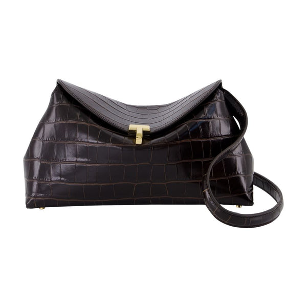 Toteme Calfskin clutch in brown