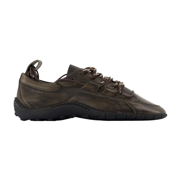 SamsøE SamsøE calfskin sneaker in multicolor