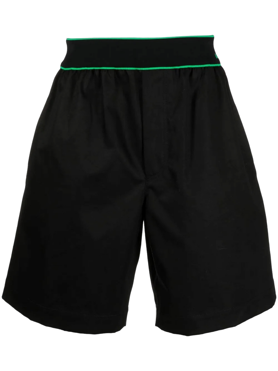 Bottega Veneta Cotton bermuda shorts in black
