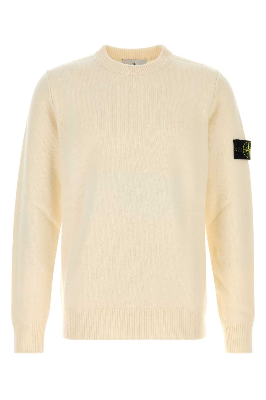 Ivory Wool Blend Sweater Exterior: Virgin Nylon Maglieria