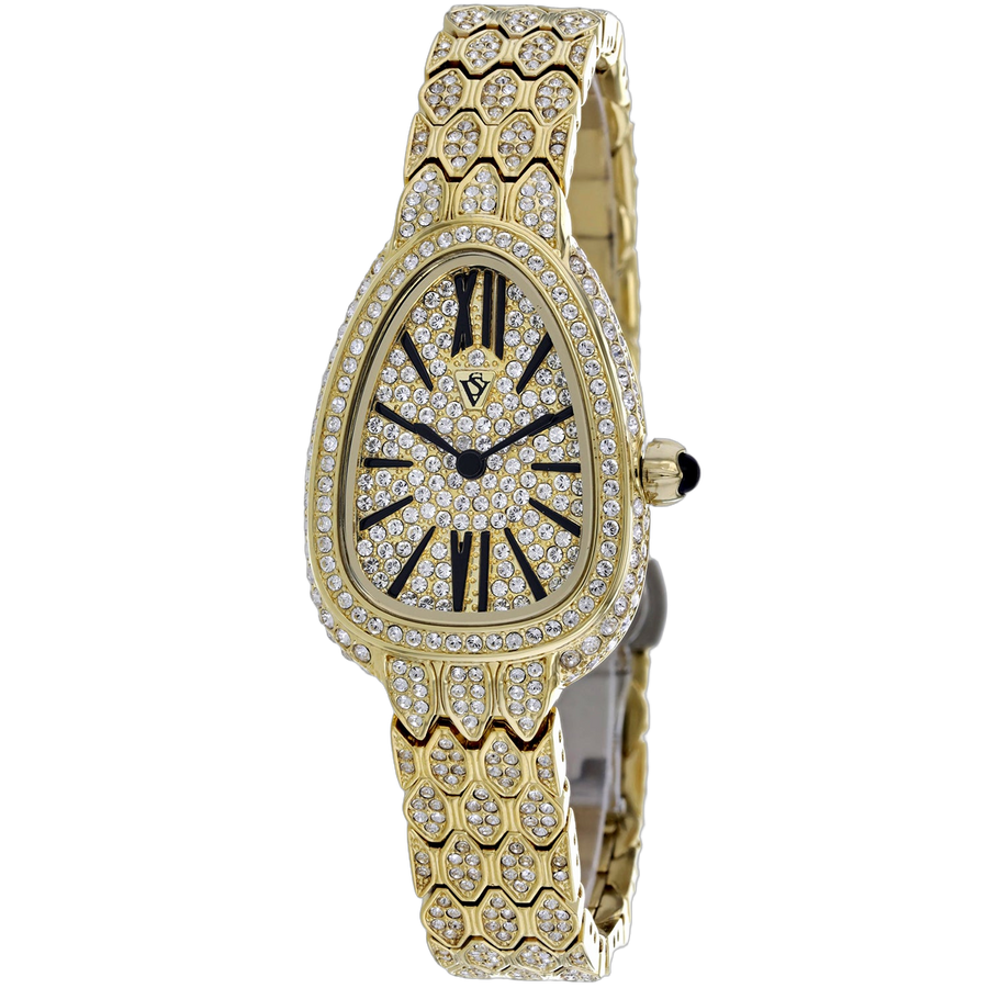 Christian Van Sant Stainless steel case watch in gold
