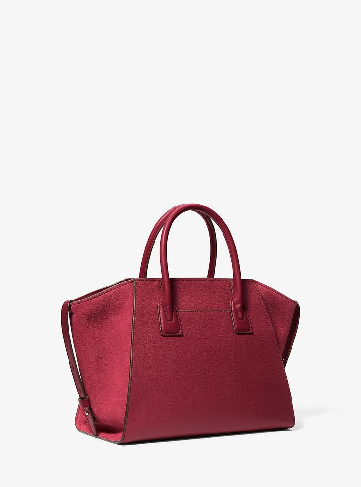 Michael Kors 100% Leather top handle bag in red