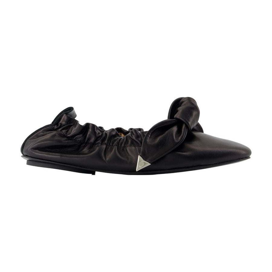 Toga Pulla Calfskin ballet flat in black