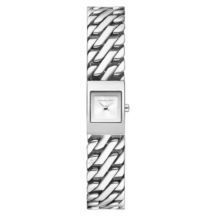 Michael Kors Stainless steel case watch in white