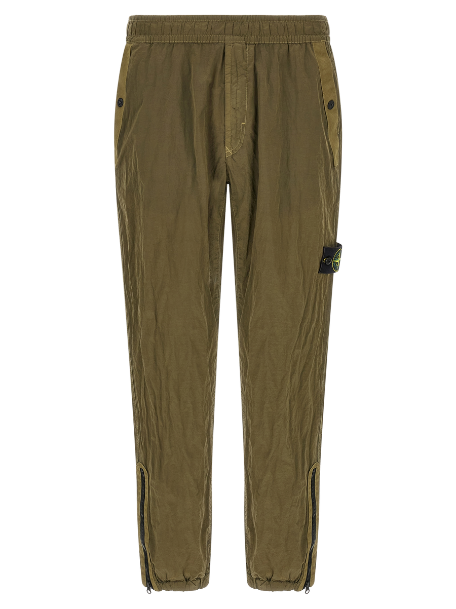 Bicolor Polyamide Athletic Pants