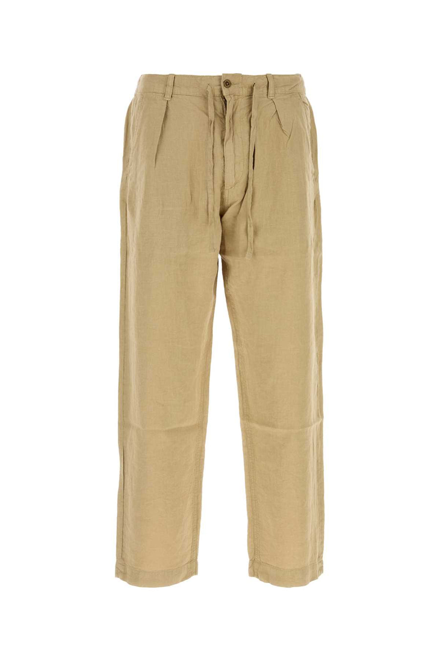 Beige Linen Pant Coastalbeige Exterior: Maglieria