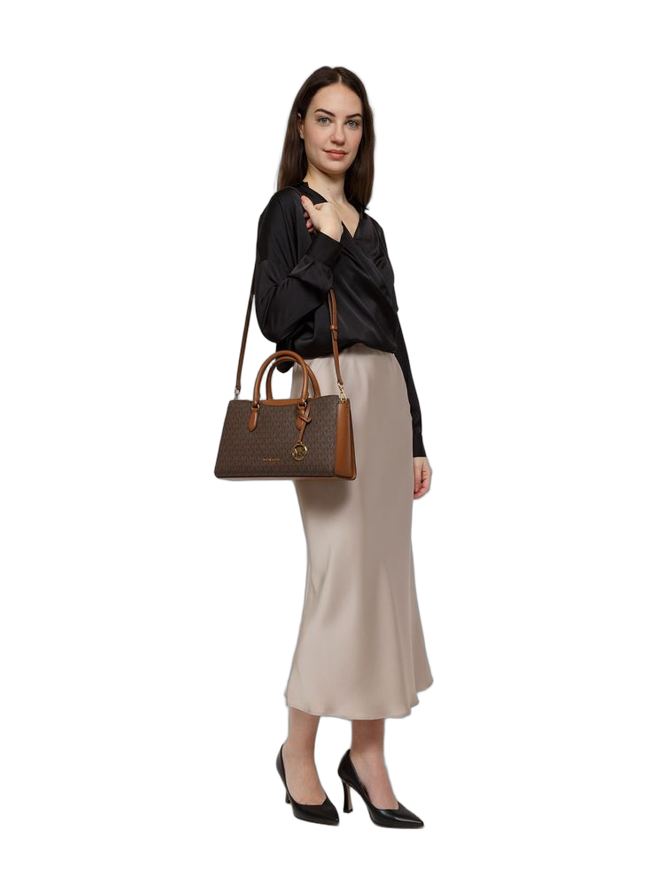 Michael Kors 100% Leather top handle bag in brown