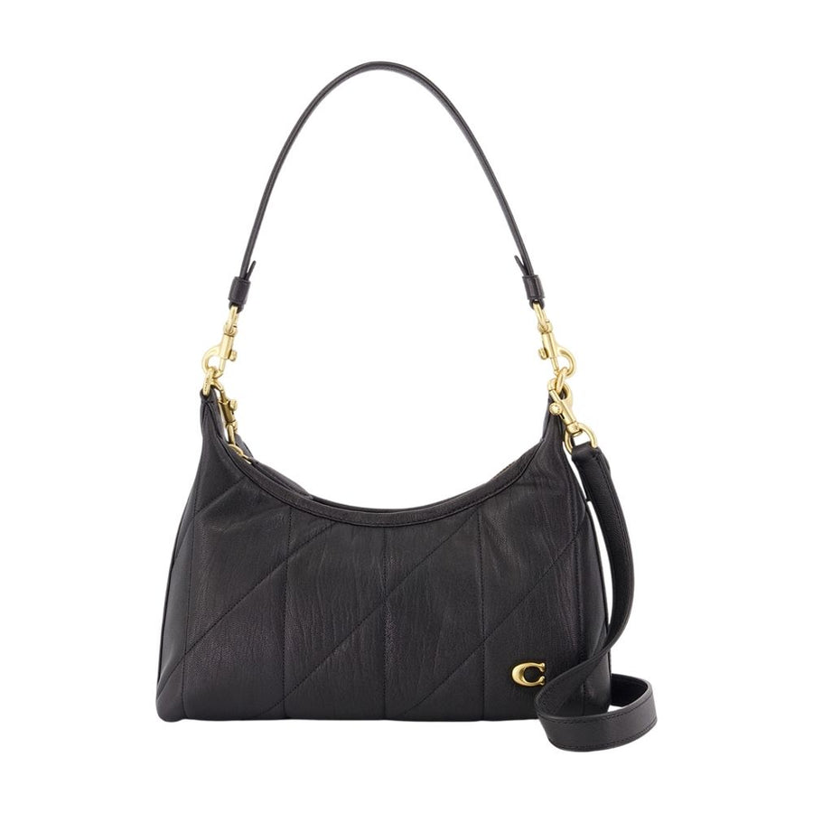 Coach Cowhide shoulder bag in black