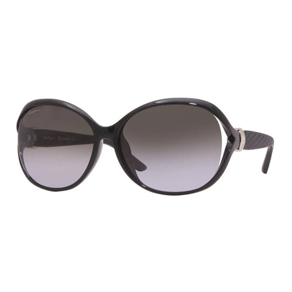 Ferragamo SF770SA Plastic frame with gradient lens sunglasses in black