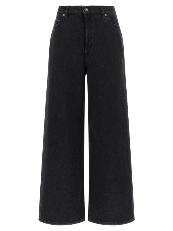 Golden Goose 100% cotton jeans in black