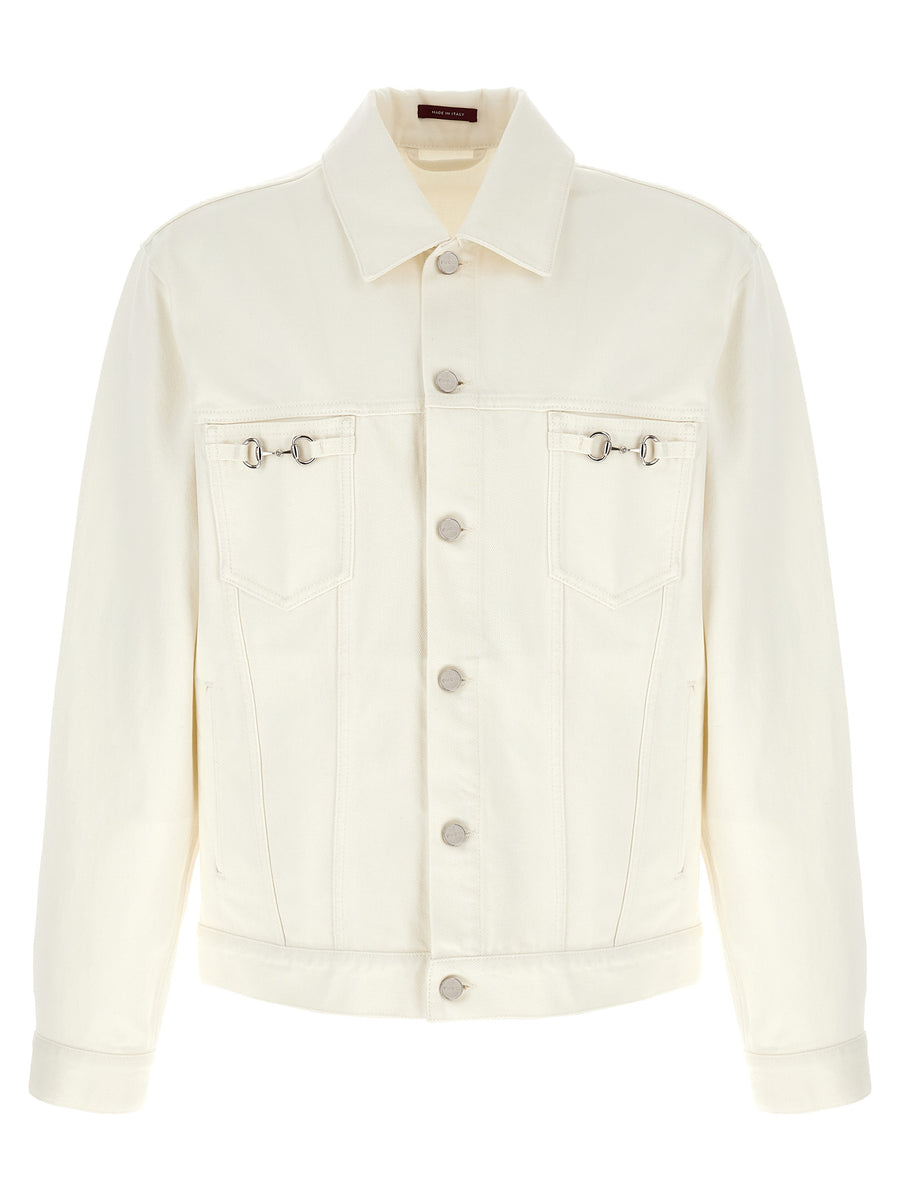 Gucci 100% Cotton jacket in white