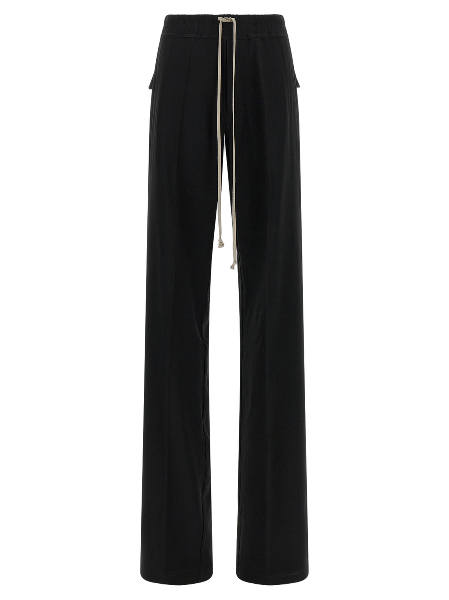 Rick Owens 53% Viscose trousers in black