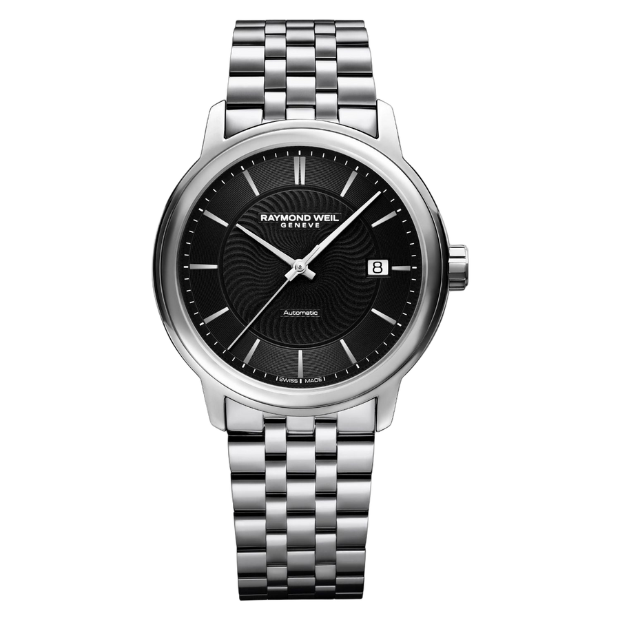 Raymond Weil Stainless steel case and bracelet watch in silver