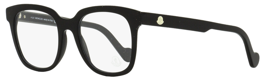 Moncler Square Eyeglasses Ml5098 001 Black 51mm 5098 Plastic (acetate)