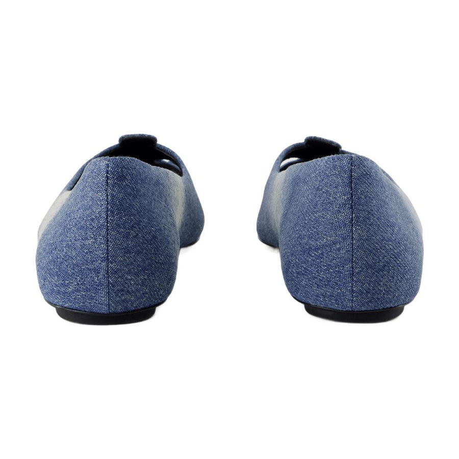 Marc Jacobs cotton ballerina flat in blue