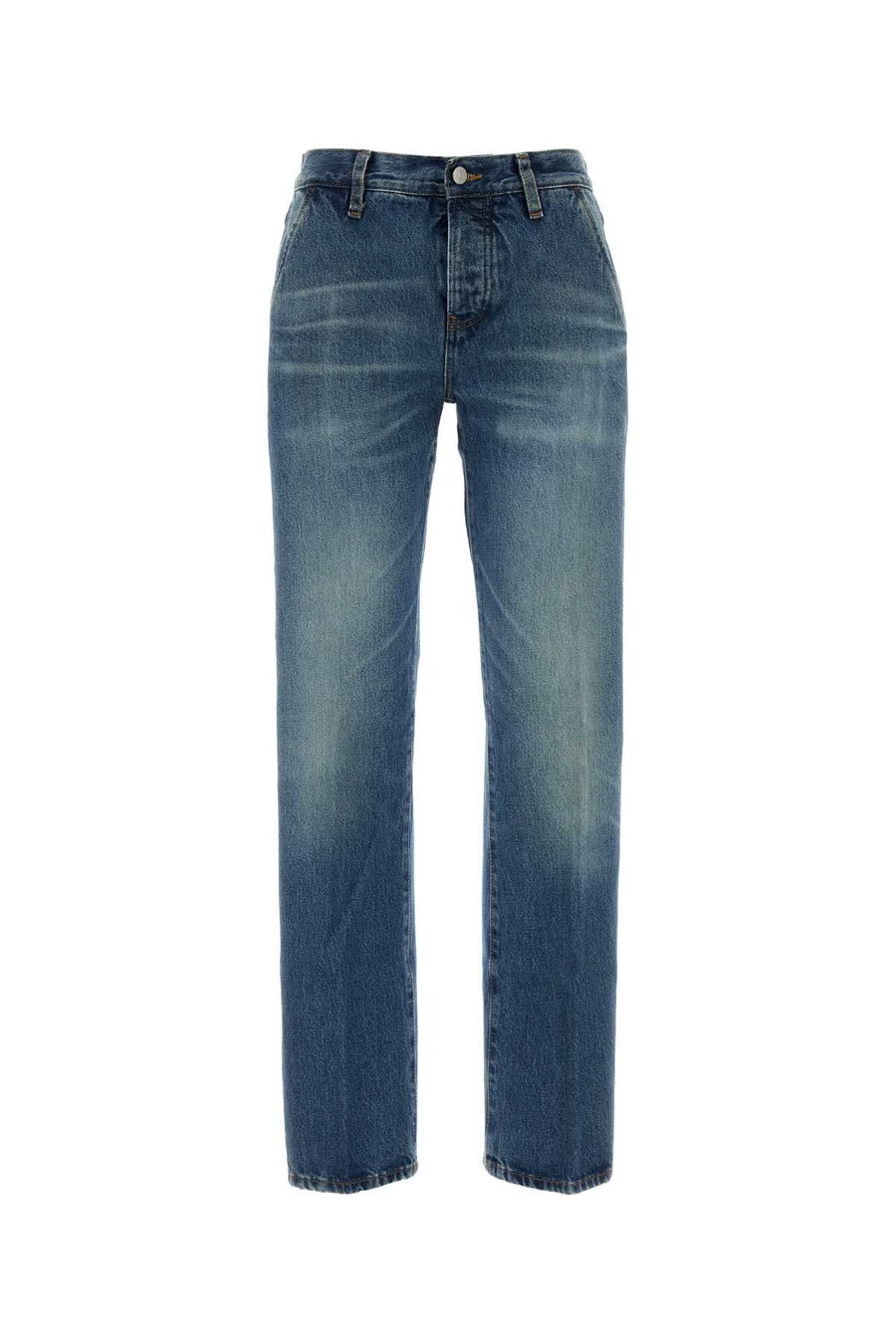 Frame Drop 100% Cotton jeans in blue