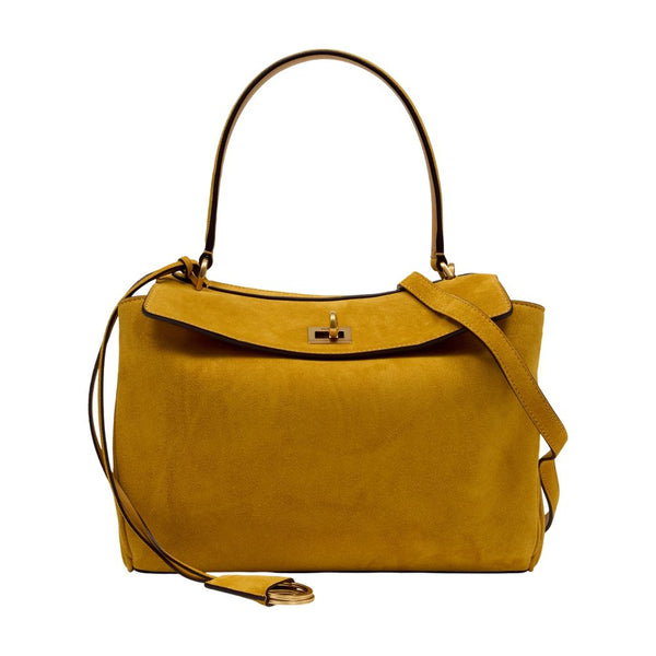 Balenciaga Calfskin shoulder bag in yellow