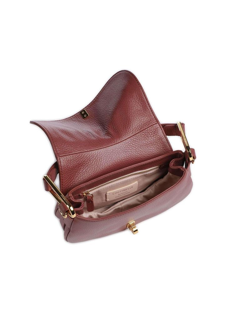 Coccinelle 100% Cowhide shoulder bag in brandy